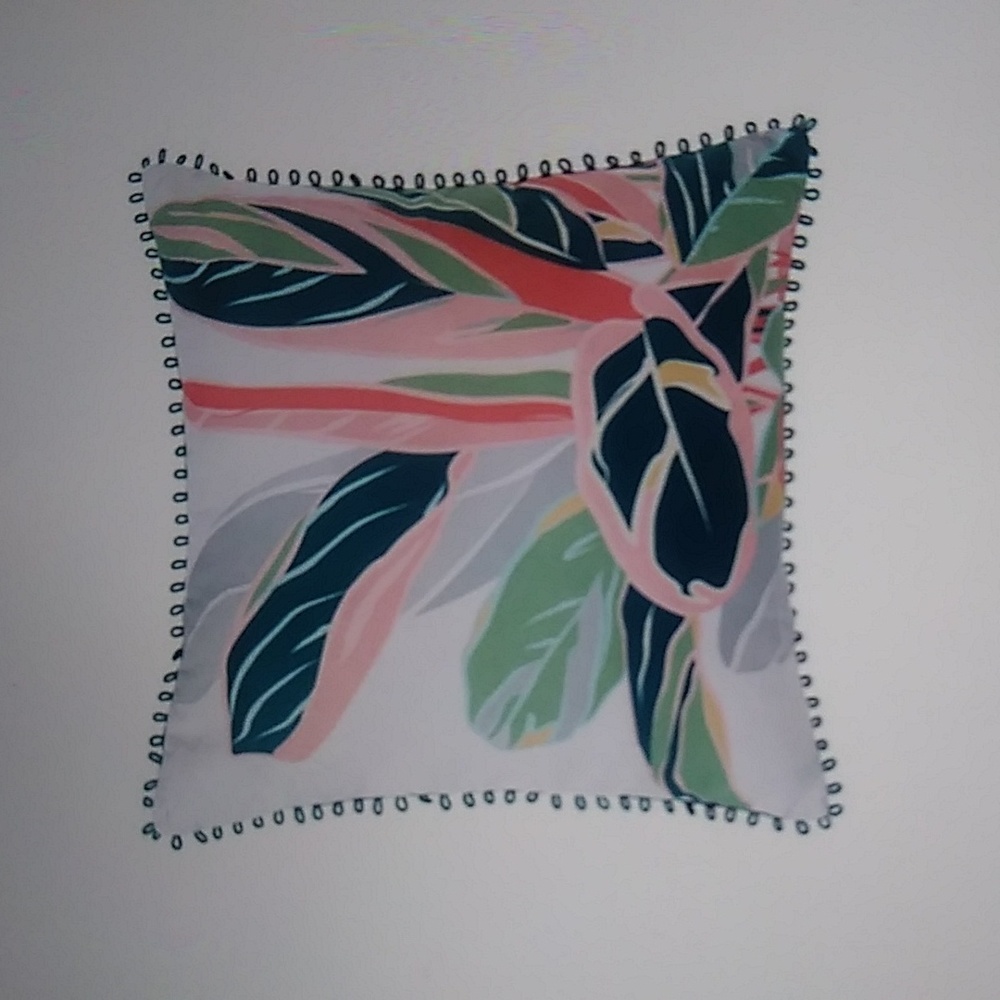 Origin 21 Floral Multi-color Square Throw Pillow